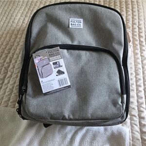 NEW! Fulton Bag Co. Diaper Bag Backpack with Removeable Changing Pad